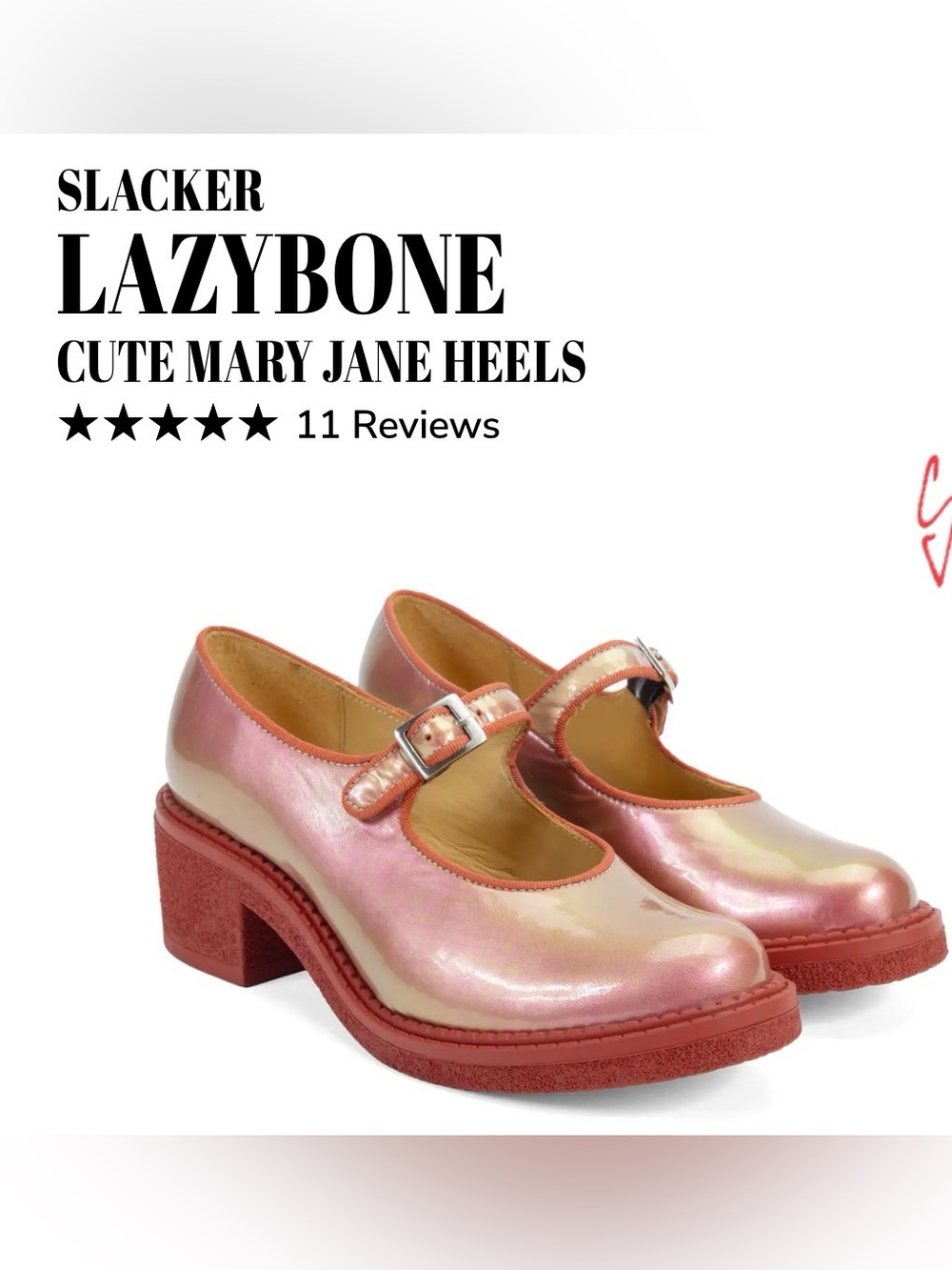 Fluevog LIKE NEW Slacker Lazybone copper metallic patent MJ - 9.5 (fits 10)